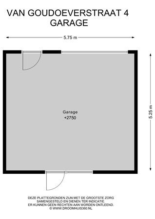 Floorplan - Van Goudoeverstraat 4, 6166 XC Geleen